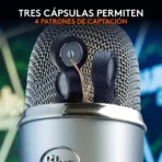 Micrófono Blue – Yeti - Silver - Imagen 2