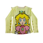 Super Mario Polo manga larga para Niñas - Peach