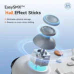 Control de juegos multiplataforma EasySMX - X05 Blanco - con joysticks de efecto Hall - Imagen 2