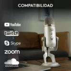 Micrófono Blue – Yeti - Silver - Imagen 5