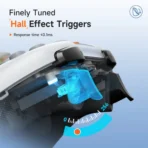 Control de juegos multiplataforma EasySMX - X05 Blanco - con joysticks de efecto Hall - Imagen 3