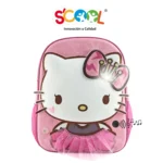 Mini Mochila Luces y Sonido Hello Kitty scool