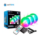 Cooler Case Antryx Spectrum 310 White | 120mm ARGB | Pack 3 en 1 | C/Control (AAK-CSDF310W) - Imagen 3