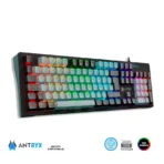 Teclado Mecánico | Antryx MK860L Black | Switch Blue