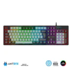 Teclado Mecánico | Antryx MK860L Black | Switch Blue - Imagen 2