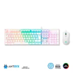 Kit Gamer Antryx | Teclado Mecánico y Mouse GC-3100W | Switch Azul - Imagen 2