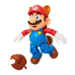 Nintendo Super Mario - Mapache 4”- Figura Articulada con Super Hoja - Imagen 2