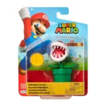 Nintendo Super Mario Planta Piraña 4”- Figura Articulada
