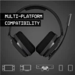 Auriculares para juegos Astro A10 Gen 1 para Playstation|PC - Gris/Azul - Imagen 3