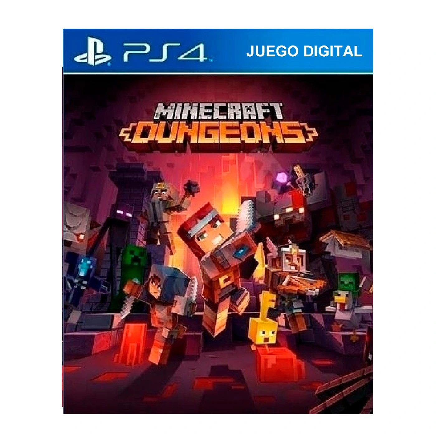 ST-MINECRAF2.webp Minecraft Dungeons | PlayStation 4 | Juego Digital - Imagen 1