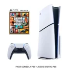 Consola PS5 Slim Con Lector De Disco 1TB +Grand Theft Auto V GTA 5