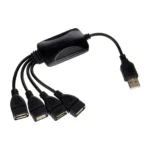 Adaptador USB 2.0 Hub Xtech XTC-320 de 4 Puertos