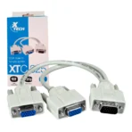 Cable Adaptador XTC-325 VGA macho a Doble VGA hembra - Imagen 2