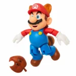 Figura articulada Mapache Mario con Super Hoja de 4''
