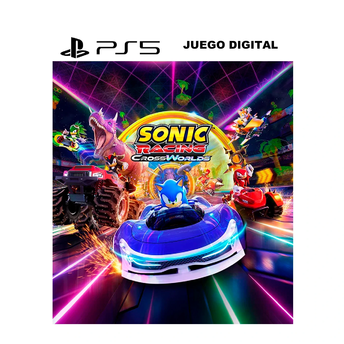 STD0006.webp Sonic Racing: CrossWorlds PS5 | Juego Digital - Imagen 1