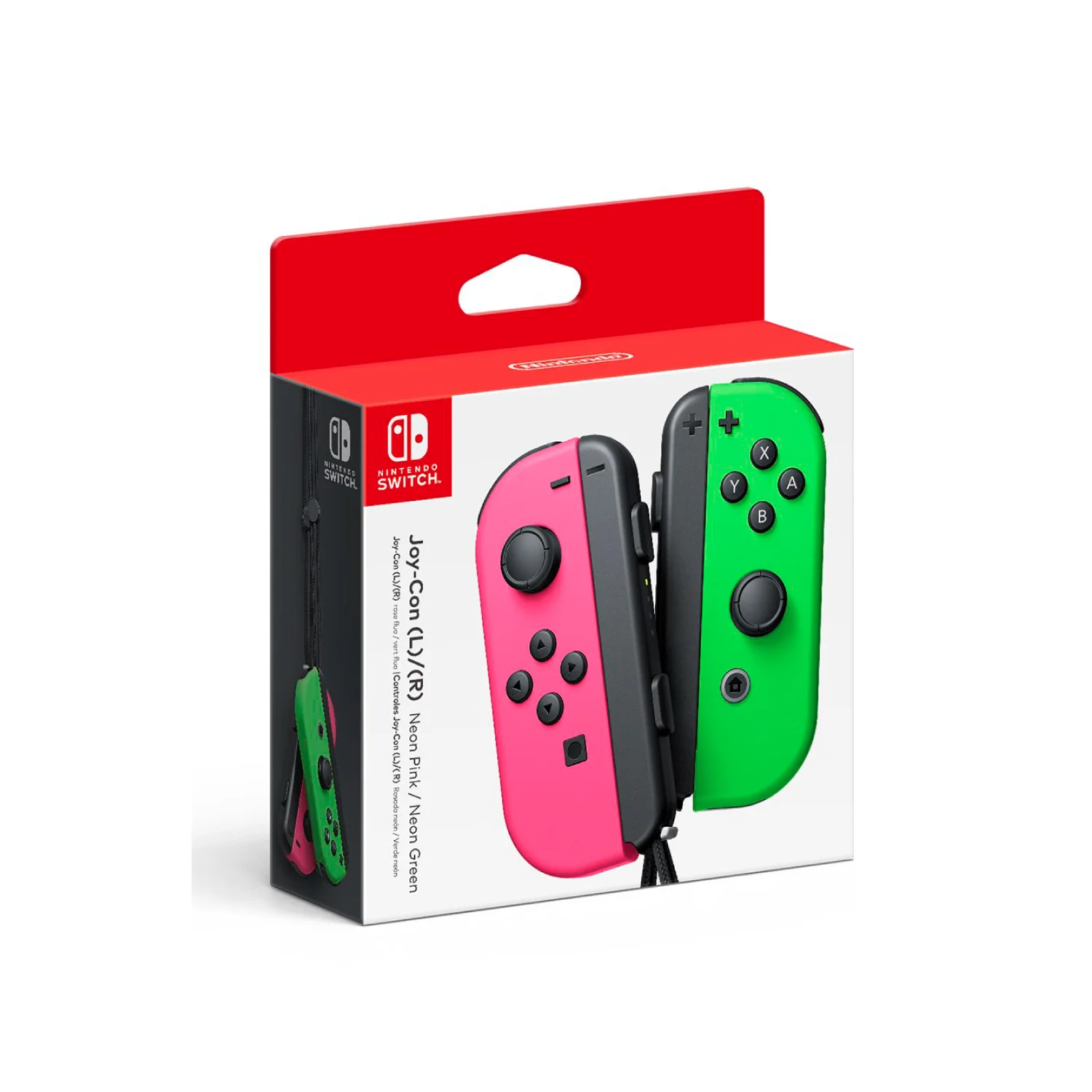STNW6001.webp Controles Joy-Con Neon Nintendo Switch Pink Green - Imagen 1