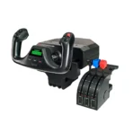 Logitech Flight Yoke System - Doble mando y acelerador - cableado  945-000023