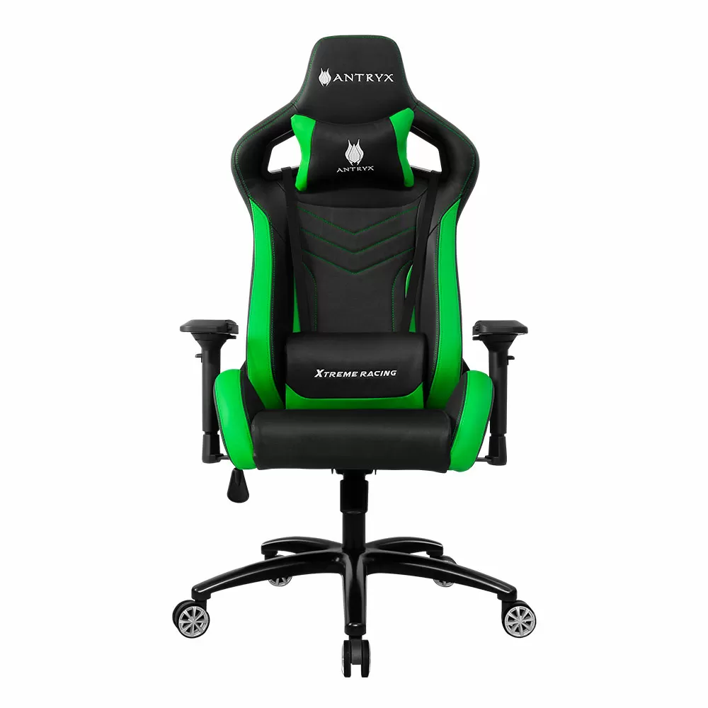 VIKING-GREEN-01.webp Silla Gamer Challenger Verde Antryx Xtreme Racing - Imagen 1