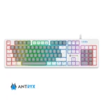 Teclado MK-860L Switch Purple ANTRYX White - Gray Mecánico - Imagen 2