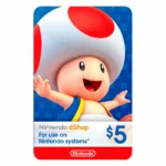 Nintendo eShop Gift Cards 5$
