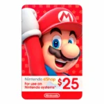 Nintendo eShop Gift Cards 25$