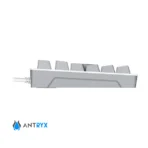 Teclado MK840L Switch Azul TKL Antryx Blanco-Gris Mecánico - Imagen 4
