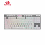 TECLADO REDRAGON HORUS TKL WHITE WIRELESS, SP