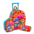 Maleta Pocoyo Con Ruedas – Set De 3 Piezas